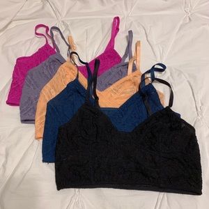 EUC Free People Bralettes - Bundle of 5